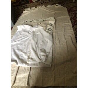 Set Curtains Linen Blend Drapes Panels by Cambria Euc 40x70”